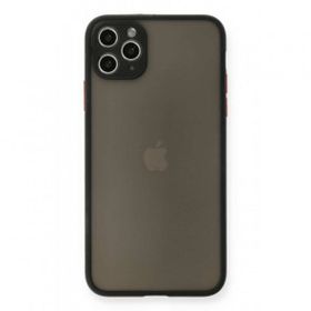 BSSM iPhone 11 Pro Max Montreal Silikon Kapak Siyah Kılıf