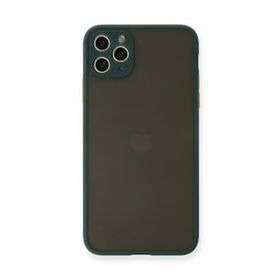 BSSM iPhone 11 Pro Max Montreal Silikon Kapak Yeşil Kılıf