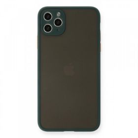 BSSM iPhone 11 Pro Max Montreal Silikon Kapak Yeşil Kılıf
