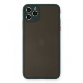 BSSM iPhone 11 Pro Max Montreal Silikon Kapak Yeşil Kılıf
