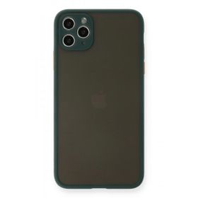 BSSM iPhone 11 Pro Max Montreal Silikon Kapak Yeşil Kılıf