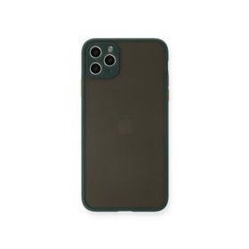 BSSM iPhone 11 Pro Max Montreal Silikon Kapak Yeşil Kılıf