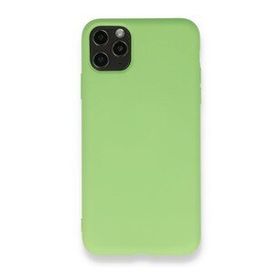 BSSM iPhone 11 Pro Max Nano İçi Kadife Silikon Yeşil Kılıf