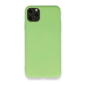 BSSM iPhone 11 Pro Max Nano İçi Kadife Silikon Yeşil Kılıf