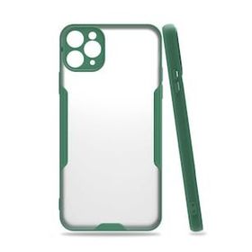 BSSM iPhone 11 Pro Max Platin Silikon Yeşil Kılıf