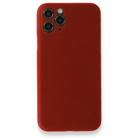 BSSM iPhone 11 Pro Max PP Ultra İnce Kapak Kırmızı Kılıf