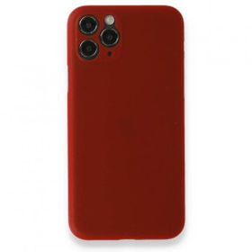 BSSM iPhone 11 Pro Max PP Ultra İnce Kapak Kırmızı Kılıf