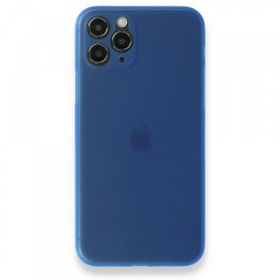 BSSM iPhone 11 Pro Max PP Ultra İnce Kapak Mavi Kılıf