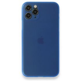 BSSM iPhone 11 Pro Max PP Ultra İnce Kapak Mavi Kılıf
