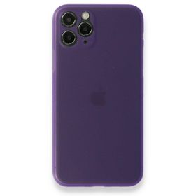 BSSM iPhone 11 Pro Max PP Ultra İnce Kapak Mor Kılıf