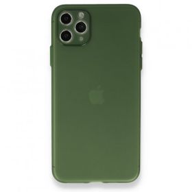 BSSM iPhone 11 Pro Max Puma Silikon Yeşil Kılıf