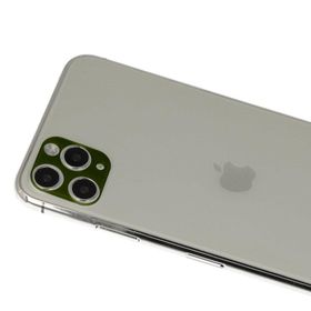 BSSM iPhone 11 Pro Max Rainbow Yeşil Kamera Lens Koruma Camı