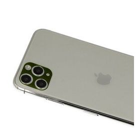 BSSM iPhone 11 Pro Max Rainbow Yeşil Kamera Lens Koruma Camı