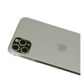 BSSM iPhone 11 Pro Max Rainbow Yeşil Kamera Lens Koruma Camı