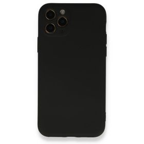 BSSM iPhone 11 Pro Nano İçi Kadife Silikon Siyah Kılıf