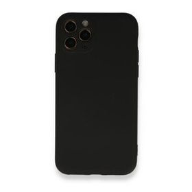 BSSM iPhone 11 Pro Nano İçi Kadife Silikon Siyah Kılıf