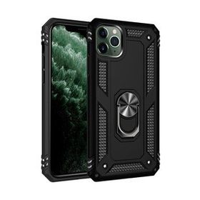 BSSM iPhone 11 Pro Sofya Yüzüklü Silikon Kapak Siyah Kılıf
