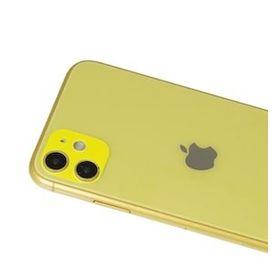 BSSM iPhone 11 Rainbow Sarı Kamera Lens Koruma Camı