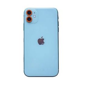 BSSM iPhone 11 Turuncu Neon Fosforlu Kamera Lens