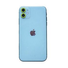 BSSM iPhone 11 Yeşil Neon Fosforlu Kamera Lens