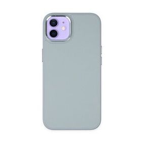 BSSM iPhone 12 Asya Deri Silikon Sierra Blue Kılıf