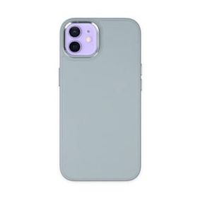 BSSM iPhone 12 Asya Deri Silikon Sierra Blue Kılıf