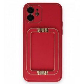 BSSM iPhone 12 Coco Elit Kapak Kırmızı Kılıf