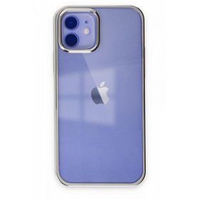 BSSM iPhone 12 Element Silikon Gümüş Kılıf