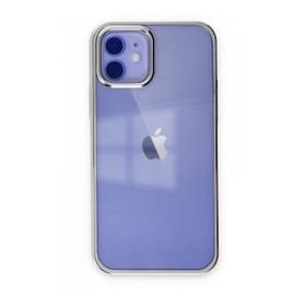 BSSM iPhone 12 Element Silikon Gümüş Kılıf