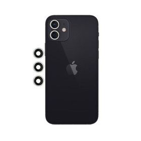 BSSM iPhone 12 Gümüş Shine Kamera Lens