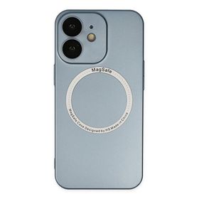 BSSM iPhone 12 Jack Magneticsafe Lens Silikon Sierra Blue Kılıf