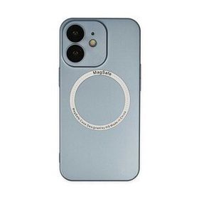 BSSM iPhone 12 Jack Magneticsafe Lens Silikon Sierra Blue Kılıf