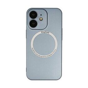 BSSM iPhone 12 Jack Magneticsafe Lens Silikon Sierra Blue Kılıf