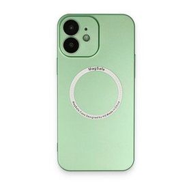 BSSM iPhone 12 Jack Magneticsafe Lens Silikon Yeşil Kılıf