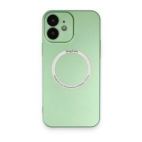 BSSM iPhone 12 Jack Magneticsafe Lens Silikon Yeşil Kılıf