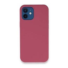 BSSM iPhone 12 Lansman Legant Silikon Fuşya Kılıf