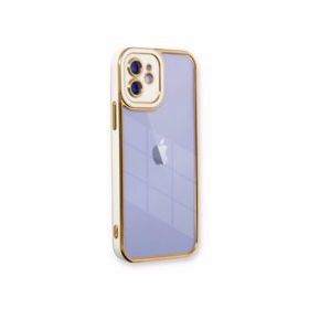 BSSM iPhone 12 Liva Lens Silikon Beyaz Kılıf