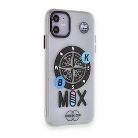 BSSM iPhone 12 Magneticsafe Desenli Kapak Apollo Şeffaf 3 Kılıf