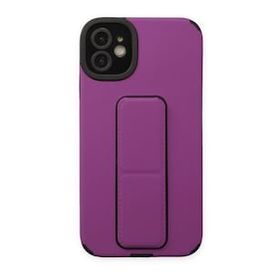 BSSM iPhone 12 Mega Standlı Silikon Mor Kılıf