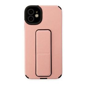 BSSM iPhone 12 Mega Standlı Silikon Pudra Kılıf