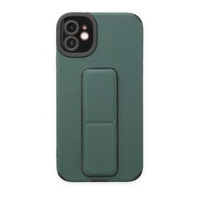 BSSM iPhone 12 Mega Standlı Silikon Yeşil Kılıf