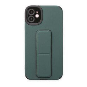 BSSM iPhone 12 Mega Standlı Silikon Yeşil Kılıf