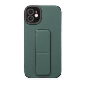 BSSM iPhone 12 Mega Standlı Silikon Yeşil Kılıf