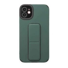 BSSM iPhone 12 Mega Standlı Silikon Yeşil Kılıf