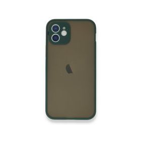BSSM iPhone 12 Mini Montreal Silikon Kapak Yeşil Kılıf