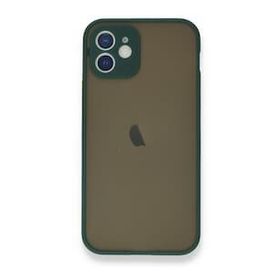 BSSM iPhone 12 Mini Montreal Silikon Kapak Yeşil Kılıf