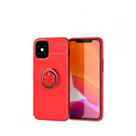 BSSM iPhone 12 Mini Range Yüzüklü Silikon Kırmızı Kılıf