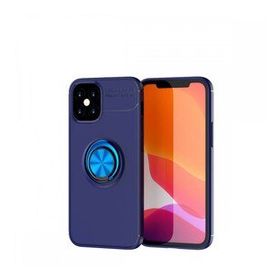 BSSM iPhone 12 Mini Range Yüzüklü Silikon Mavi Kılıf