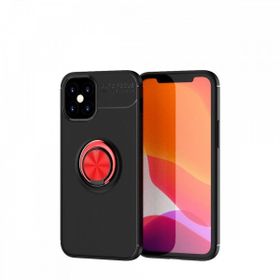 BSSM iPhone 12 Mini Range Yüzüklü Silikon Siyah Kırmızı Kılıf