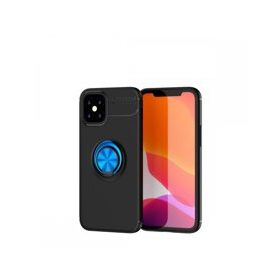 BSSM iPhone 12 Mini Range Yüzüklü Silikon Siyah Mavi Kılıf
